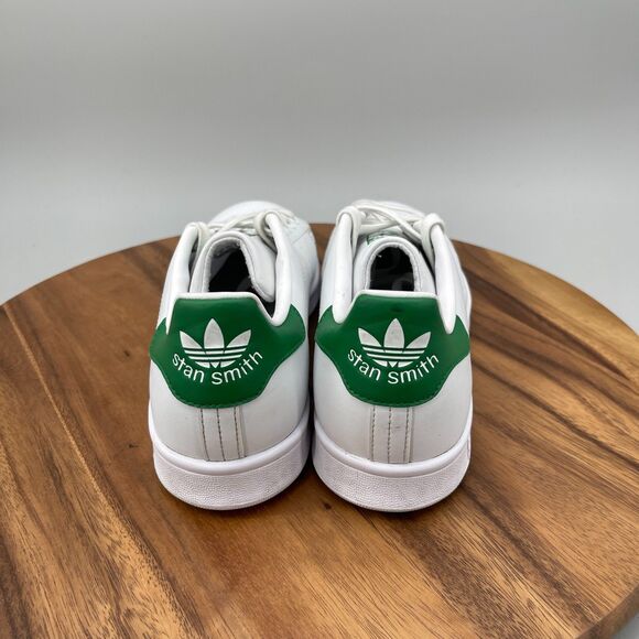 adidas Stan Smith Shoes Mens Size 9 White Leather Comfort Walking Sneakers